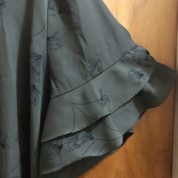 Worthington XXL Army Green Blouse NWOT - Picture 5 of 5